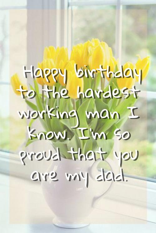 happy birthday to the most amazing father